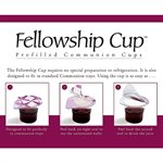 Communion-Fellowship Cup Prefilled with Grape Juice and Wafer (Box Of 100)
