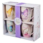 Set de 4 Tasses / Butterfly Blessings Mug Set