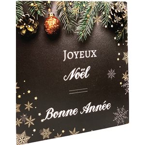 'Carte de Noël en Français - Joyeux Noël & Bonne Année (Nombres 6:24-26)