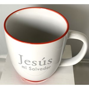 'Tasse à Café en céramique 13 Oz - Jesús mi Salvador (Espagnol)