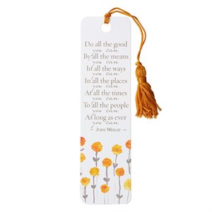 Do All the Good You Can Bookmark with Tassel - Galatians 6:9