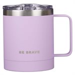 Tasse de Café en Acier Inoxydable / Be Brave Stainless Steel Camp Mug in Lavender