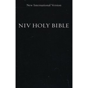 NIV Compact Holy Bible--softcover, black