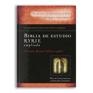 Biblia de Estudio Ryrie Ampliada RVR 1960, Enc. Dura