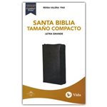 RVR 1960 Santa Biblia, Letra Grande, Tamaño Compacto, Negro (Compact Holy Bible, Large Print, LeatherSoft Black)