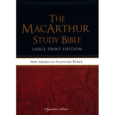 NASB MacArthur Study Bible Large Print Hardcover
