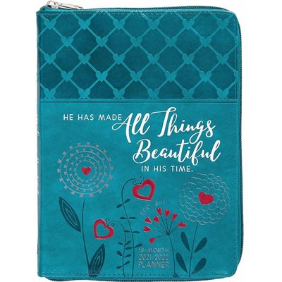 2022 All Things Beautiful 18-Month Planner with Zipper