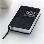 KJV Mini Pocket Bible Lux Leather, Black