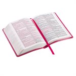 KJV Pocket Bible, Lux Leather, Pink