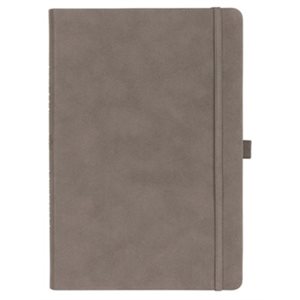 Faux Leather Undated Baxter Planner, Grey