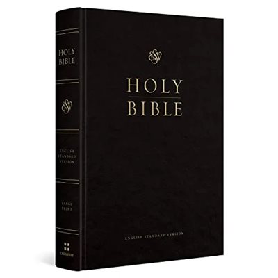 ESV Pew and Worship Bible, Large Print (Black)