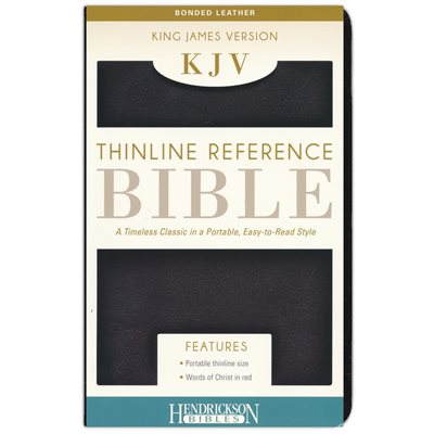 Holy Bible : King James Version, Black, Bonded Leather, Thinline Reference, End of Verse Reference Edition