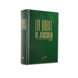 La Bible de Jérusalem - Compacte, Couverture Rigide Verte