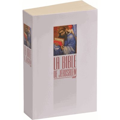 La Bible de Jérusalem - Format Poche, Couverture Souple Blanche Illustrée