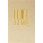 La Bible de Jérusalem - Compacte, couverture rigide beige, tranche dorée
