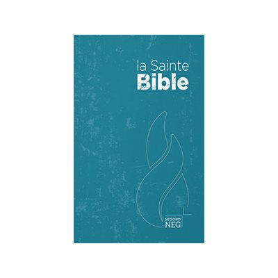 La Sainte Bible, version Segond NEG, Nouvelle Édition de Genève - Couverture rigide bleue, format compact