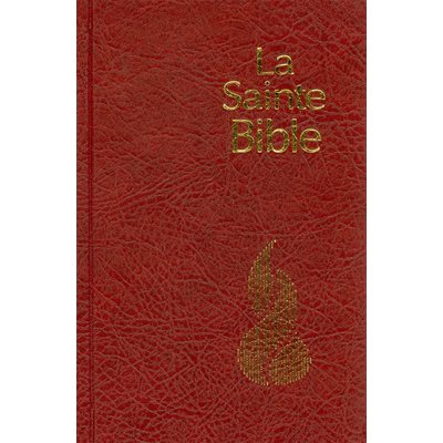 La Sainte Bible - Nouvelle Édition de Genève (NEG), Compacte, Couverture rigide rouge, tranche blanche