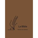 Bible, Version du Semeur 2015, Textile souple marron, Tranche blanche