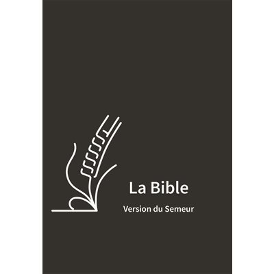 Bible, Version du Semeur 2015, Skivertex noire, avec zip (fermeture à glissière)