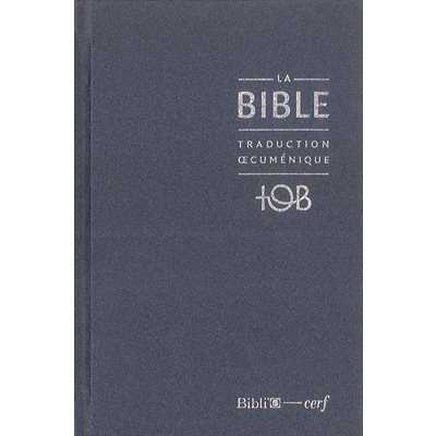 La Bible - Traduction Oecuménique de la Bible (TOB), à Notes Essentielles, Format Compact, Couverture Rigide Bleue nuit