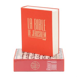 La Bible de Jérusalem - Major Toile Rouge avec coffret - Ed. Annotée