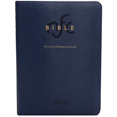 La Bible Version Nouvelle Français Courant (NFC), Couverture semi-rigide bleue, Sans les livres deutérocanoniques