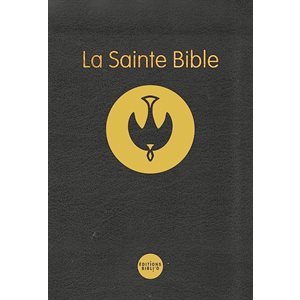 Sainte Bible Colombe noire semi / rigide reliée