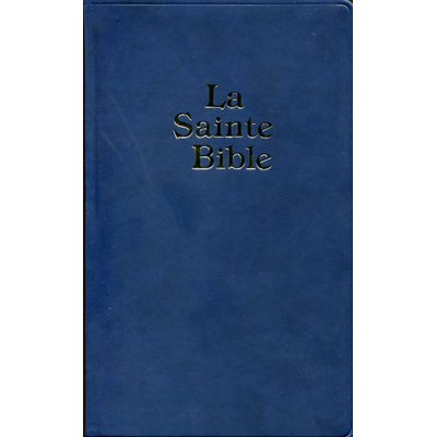 La Sainte Bible - Version Darby (Gros Caractères, Souple, Bleu)