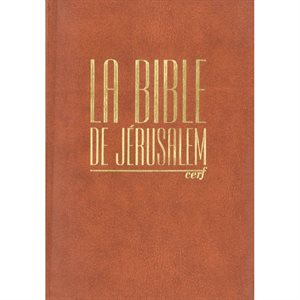 La Bible de Jérusalem - Annotée, Souple Bleue ou Orangée