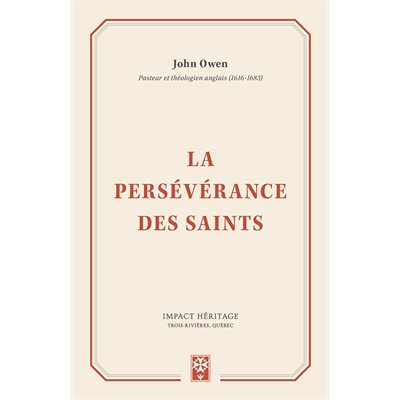 La persévérance des saints