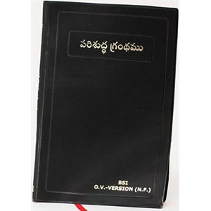 Telugu Bible - Vinyl Black